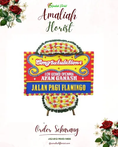 Bunga Papan Congratulation di Gajah Mada